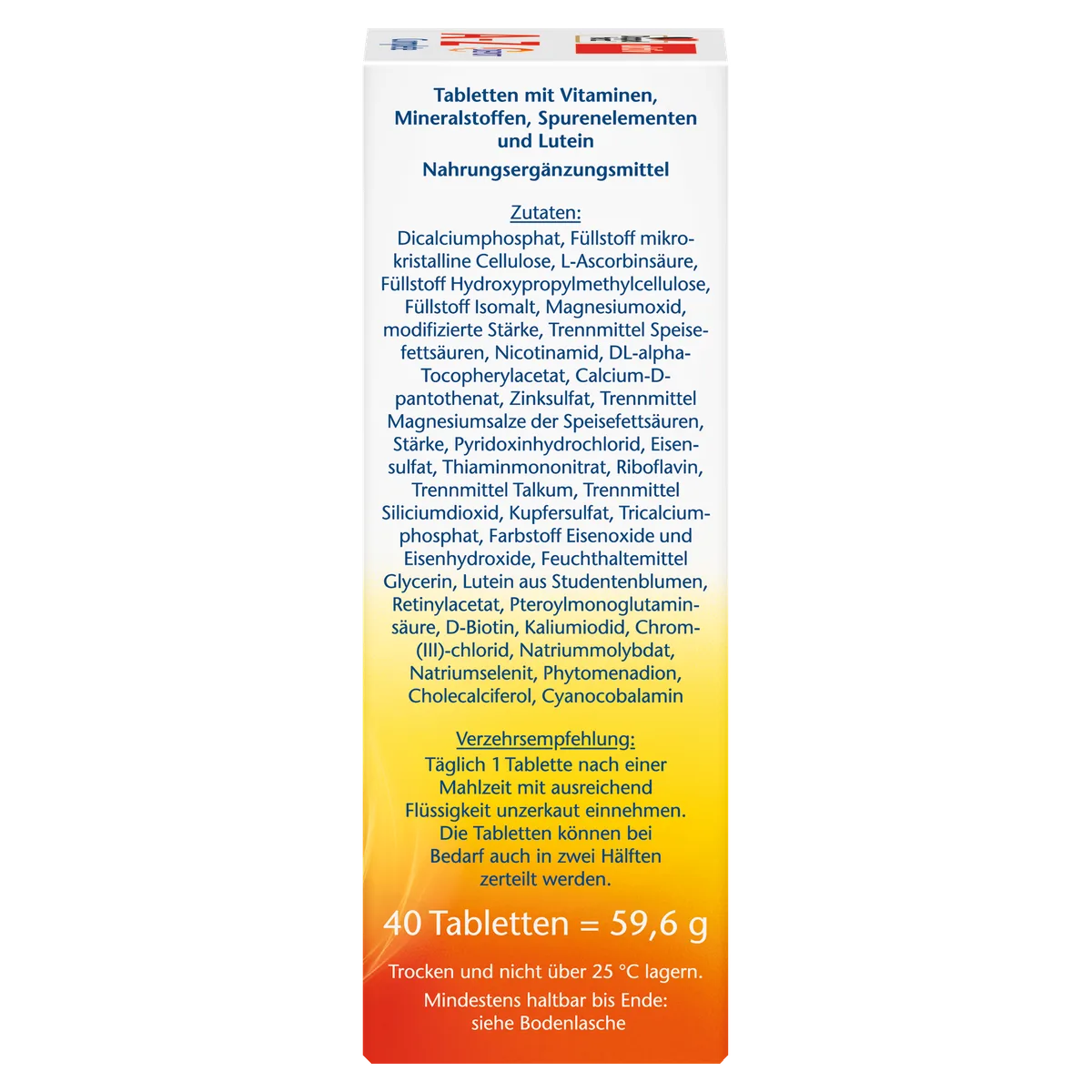 A-Z Langzeit Vitamine Depot (40 Tabletten) – Bild 3