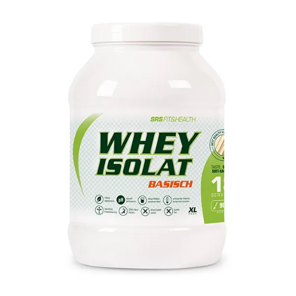 SRS Muscle Whey Isolate Basisch, 900g