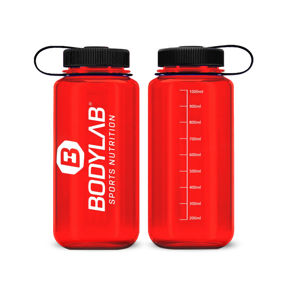 Water Bottle (1000ml) schwarz – Bild 3