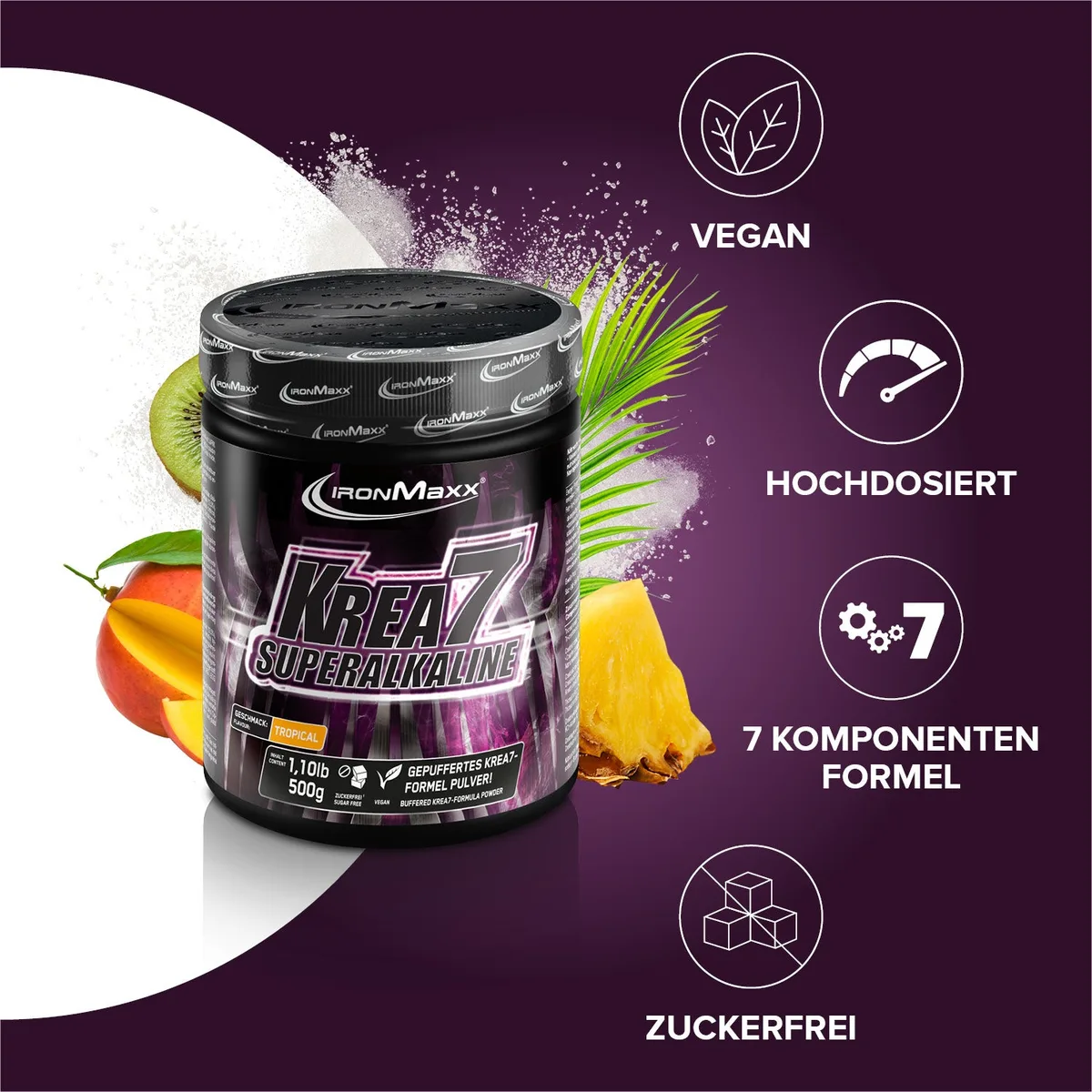 Krea7 Superalkaline Powder (500g) - Tropical – Bild 2