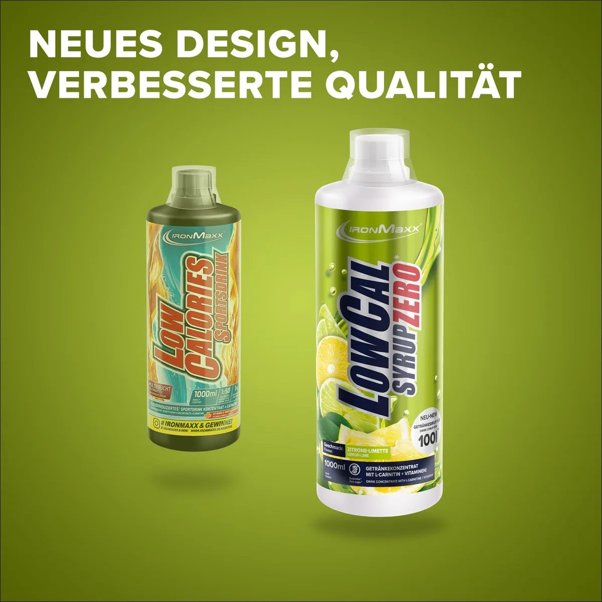 LowCal Syrup Zero (1000ml) - Zitrone Limette – Bild 2