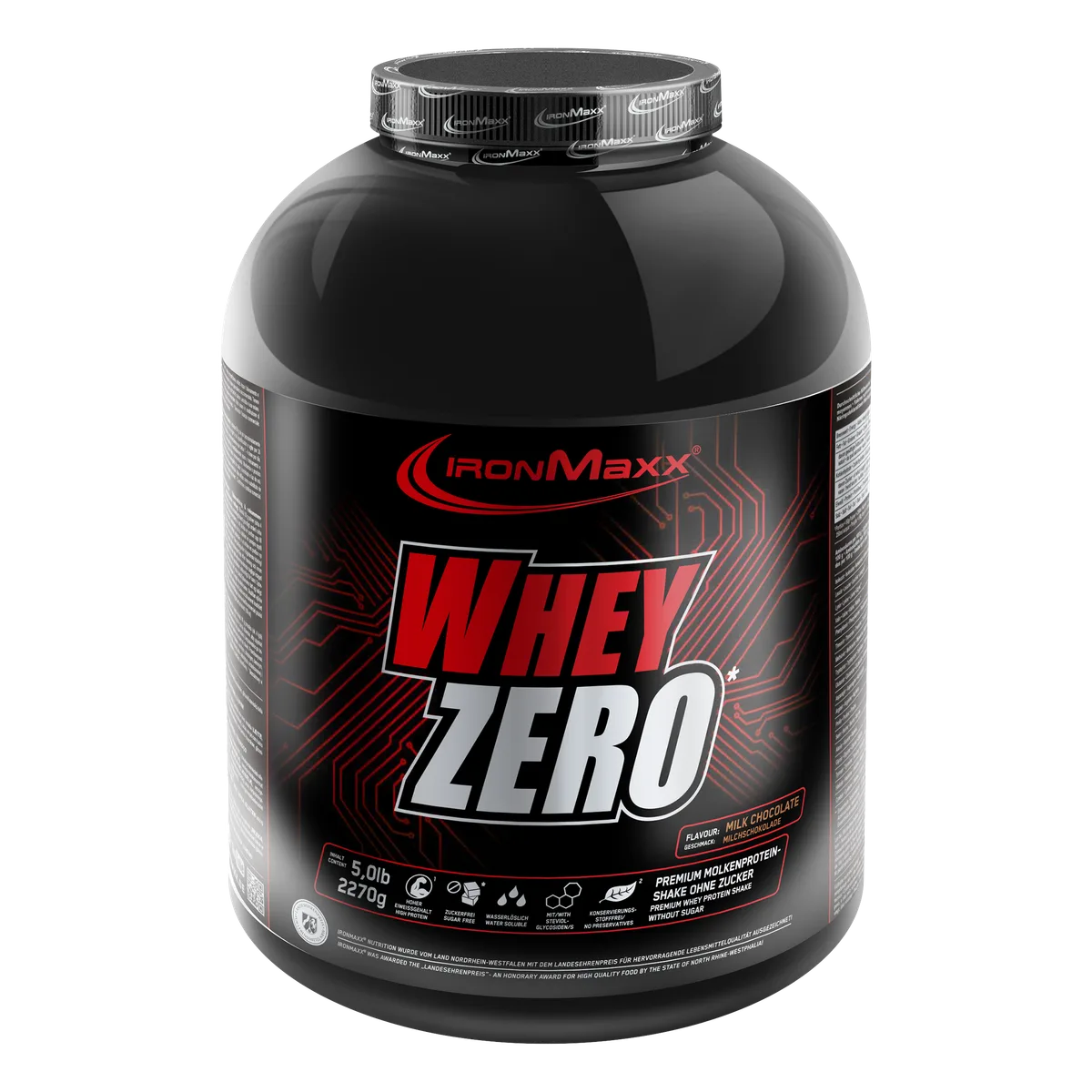 Whey ZERO (2270g) - Milchschokolade – Bild 2