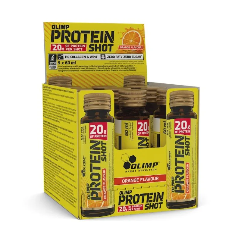 Olimp Protein Shot - 60 ml Ampulle 60ml Shot / Orange – Bild 2