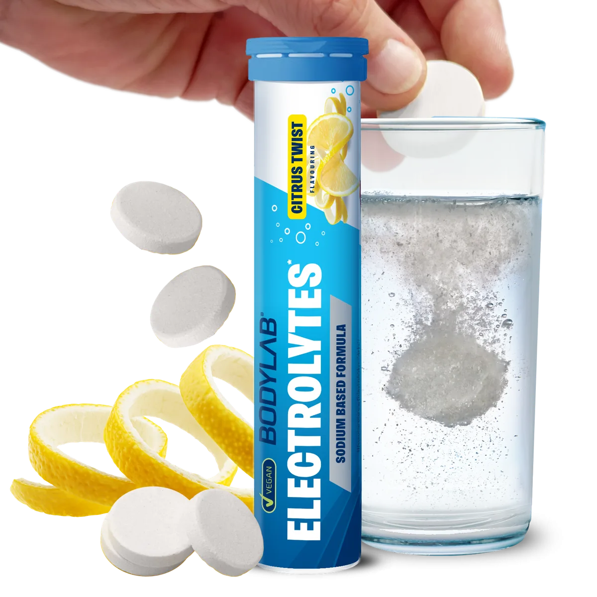 Electrolytes - 6x 20 Brausetabletten - Lemon Flavouring – Bild 2