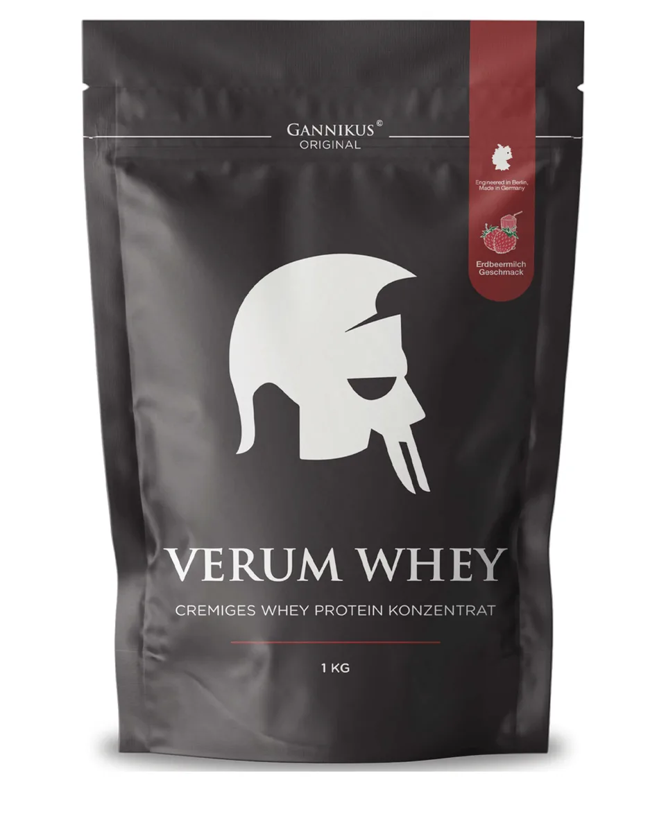 VERUM WHEY PROTEIN - 1kg Erdbeermilch – Bild 7