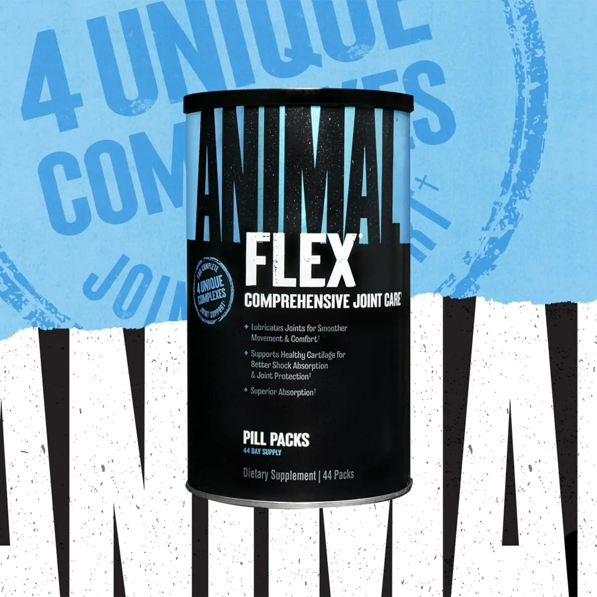 ANIMAL Flex Comprehensive Joint Care - 4 einzigartige Komplexe für Gelenke, Knochen & Knorpel - mit Vitamin A & E, Glucosamin, Leinsamenöl & Hyaluronsäure - 44 Packungen – Bild 6