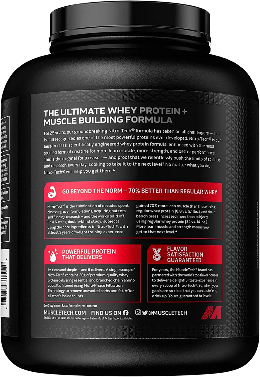 Nitro-Tech Performance Series (1800g) Cookies & Cream – Bild 6