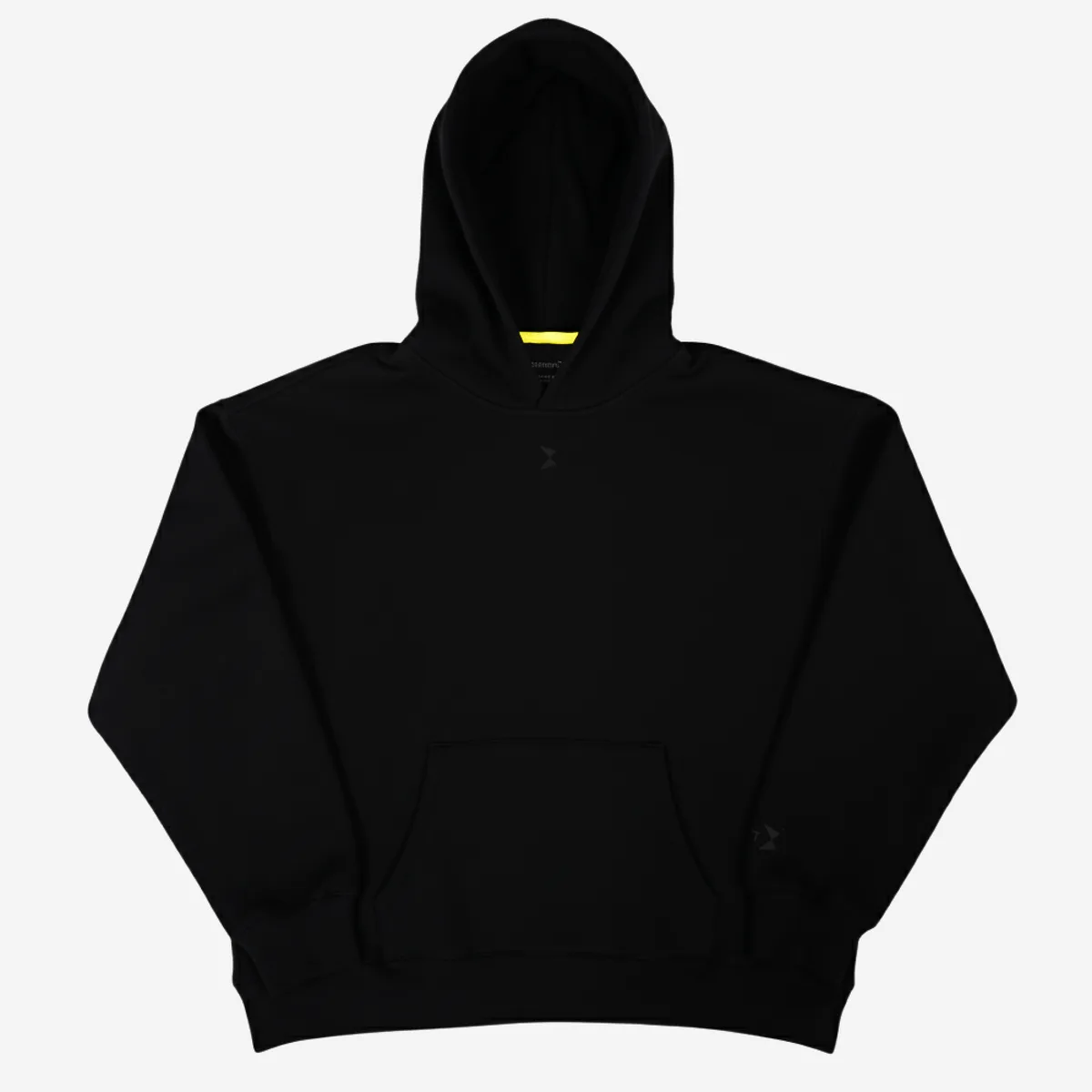 Men's Oversized Hoodie Zwart/Wit / XL – Bild 5