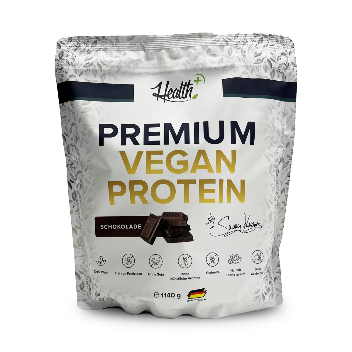 HEALTH+ Premium Vegan Protein 1140g Erbeere & Vanille – Bild 7