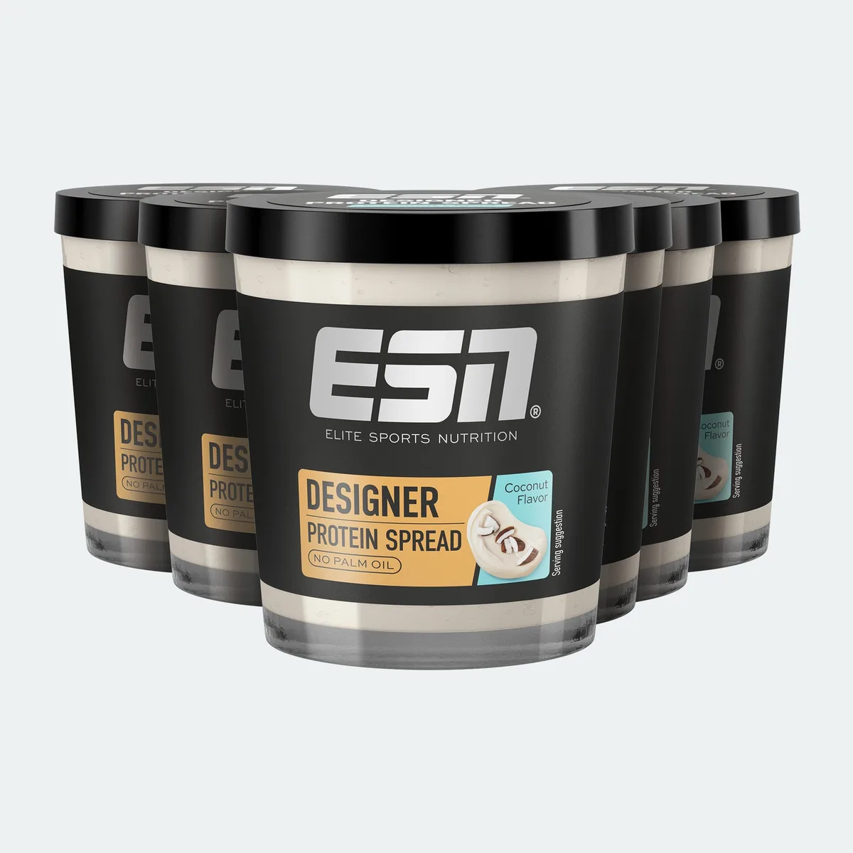 Protein-Aufstrich: Designer Protein Spread Coconut / 6 Stück (6 x 200g) – Bild 2