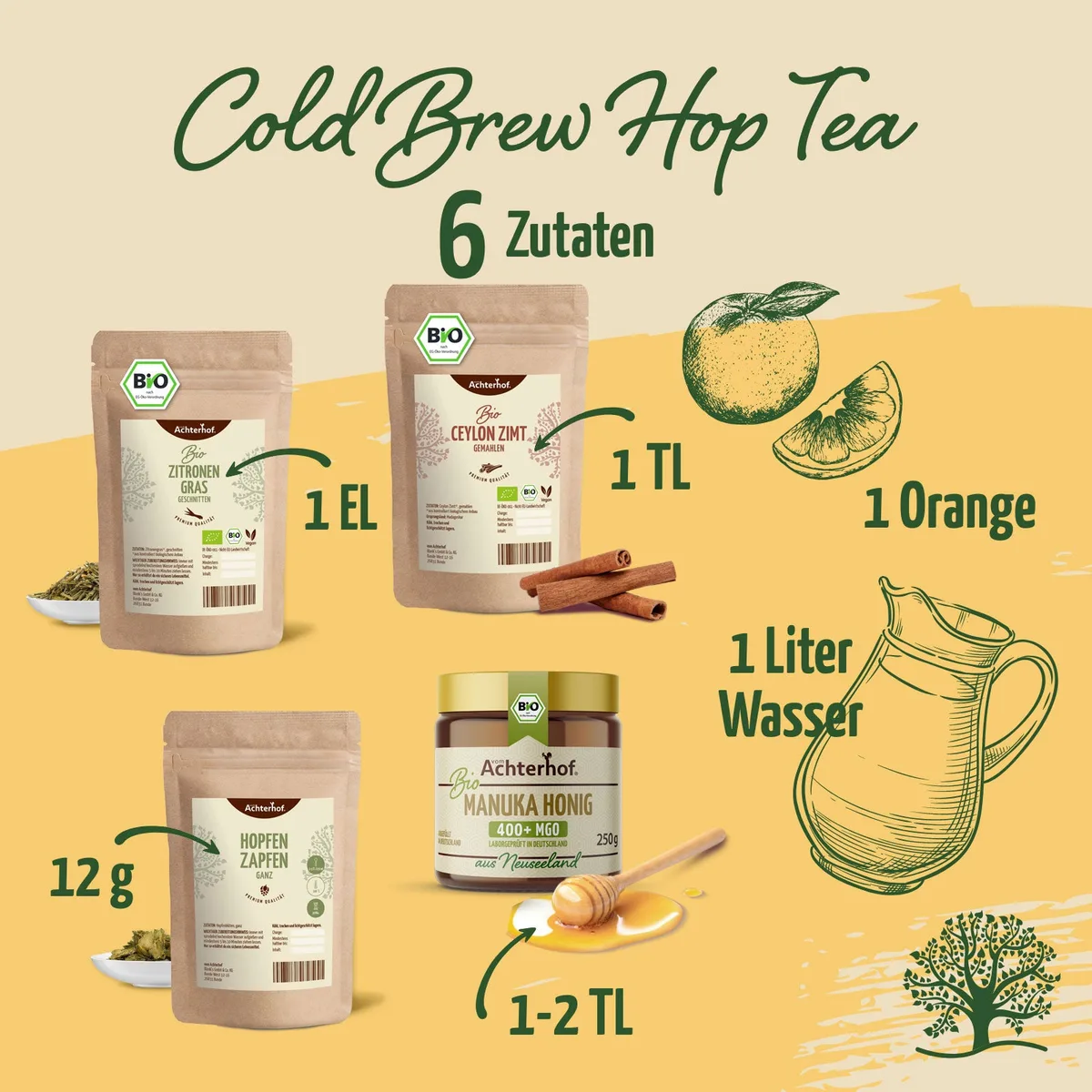 Hopfenzapfen ganz (100g) – Bild 5