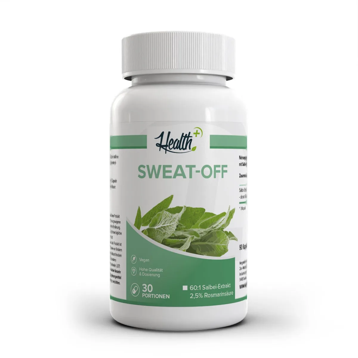 HEALTH+ SWEAT OFF Salbei Extrakt, 90 Kapseln (MHD)