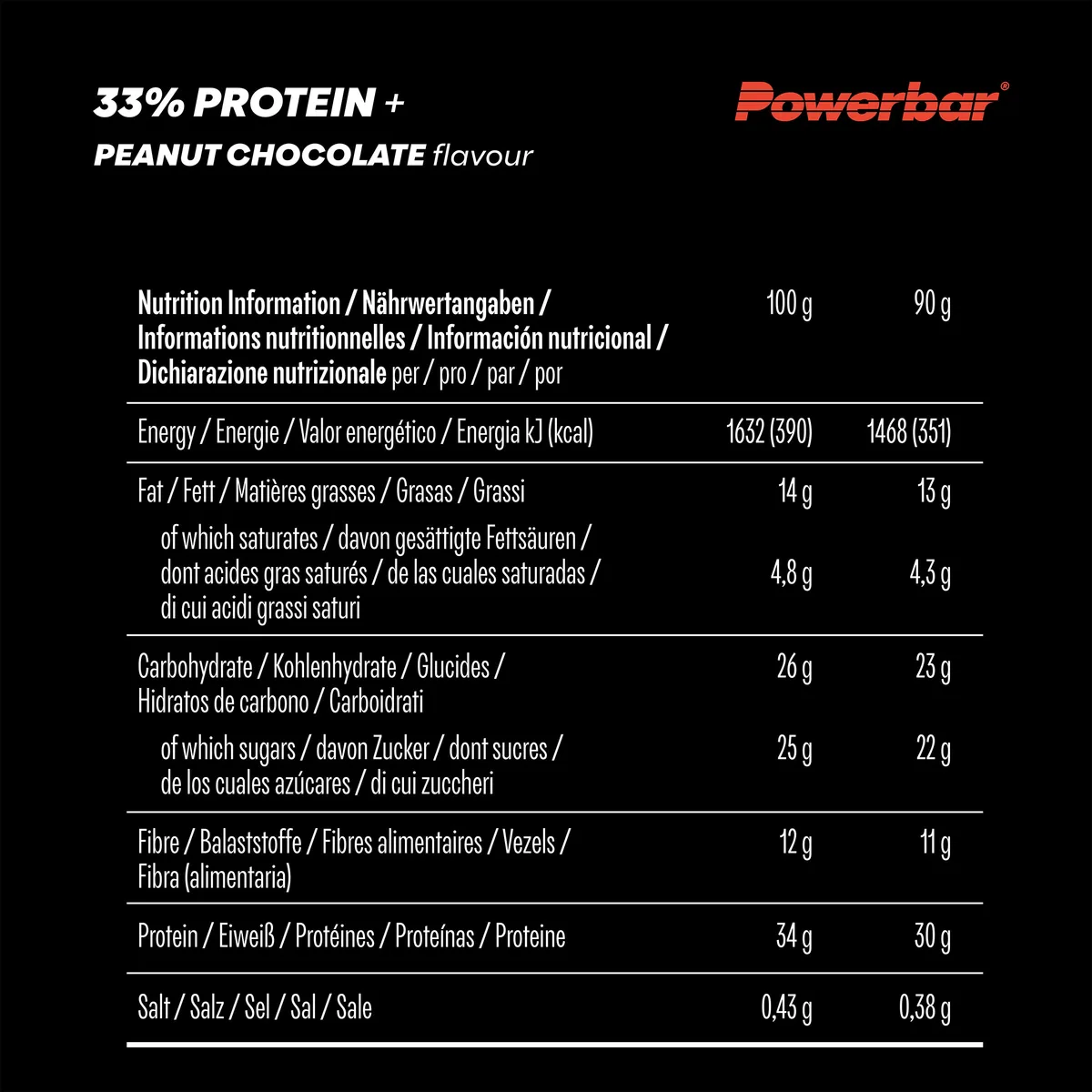 33% Protein+ Bar (10x90g) Vanilla Raspberry – Bild 5