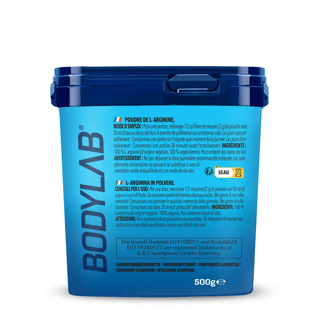 Arginine Powder (500g) – Bild 3