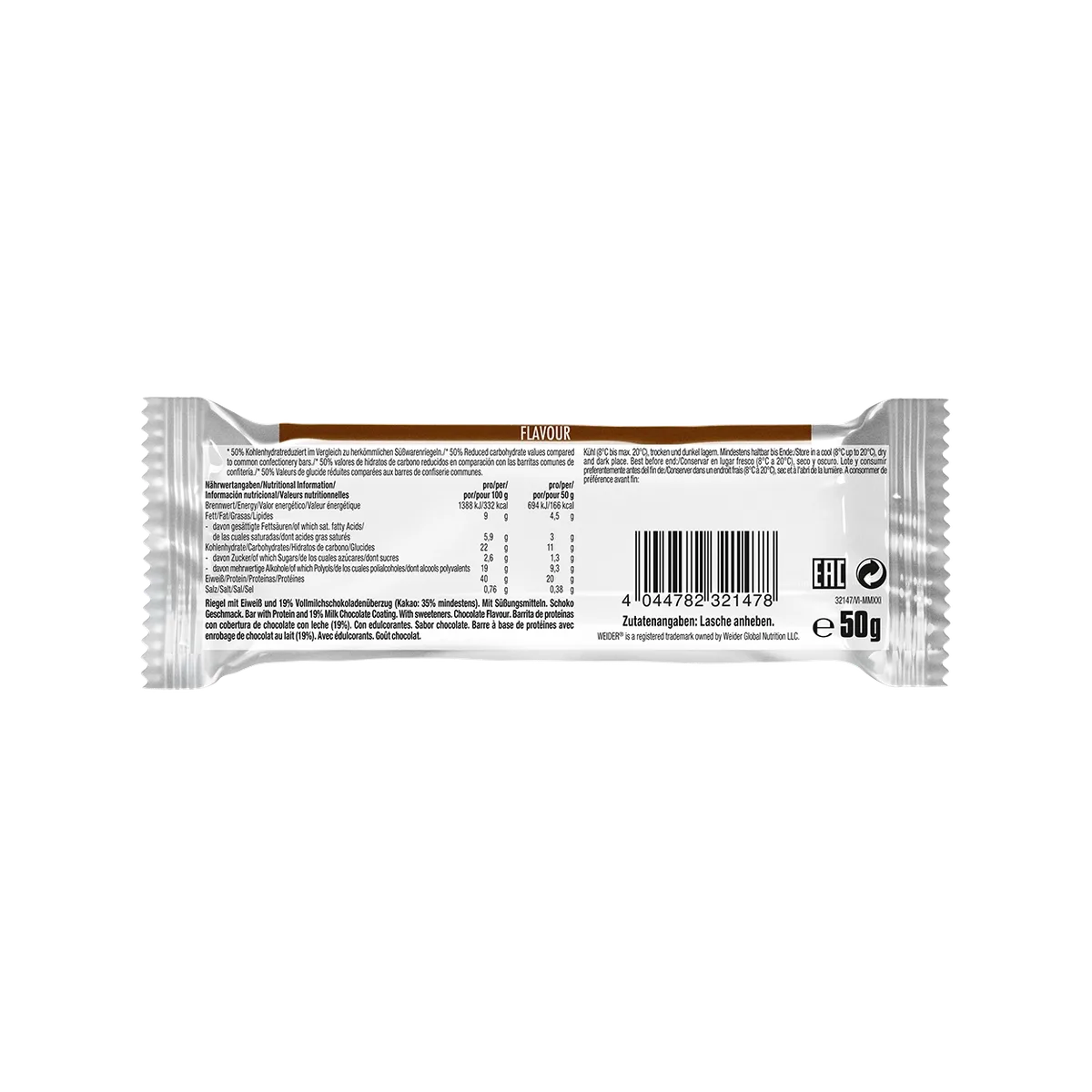 24er Box | 40% Protein Bar Stracciatella – Bild 6