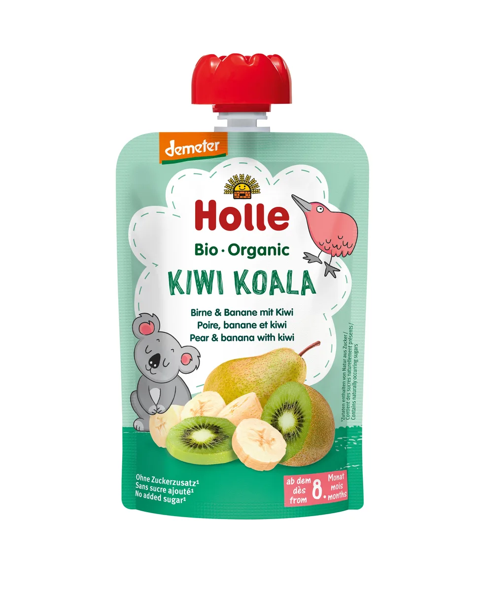 Demeter Pouchy ab dem 8. Monat (90g) Apfel & Mango mit Kokosnuss – Bild 2