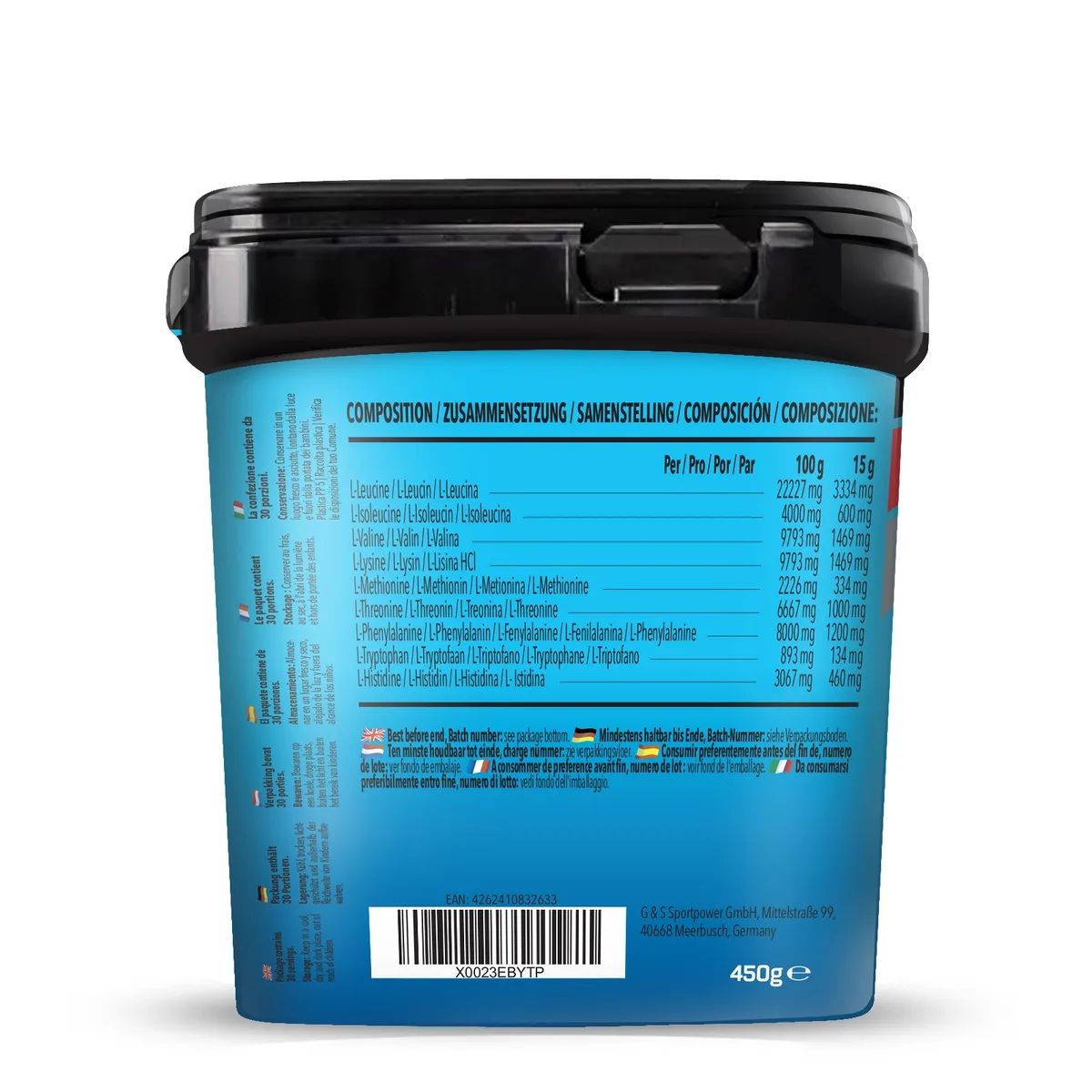 Prime EAA (Essential Amino Acids) (450g) Ananas Mango – Bild 6