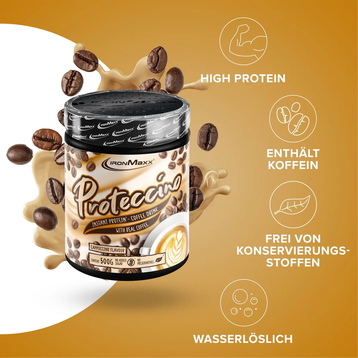 Proteccino (500g) - Cappuccino – Bild 8
