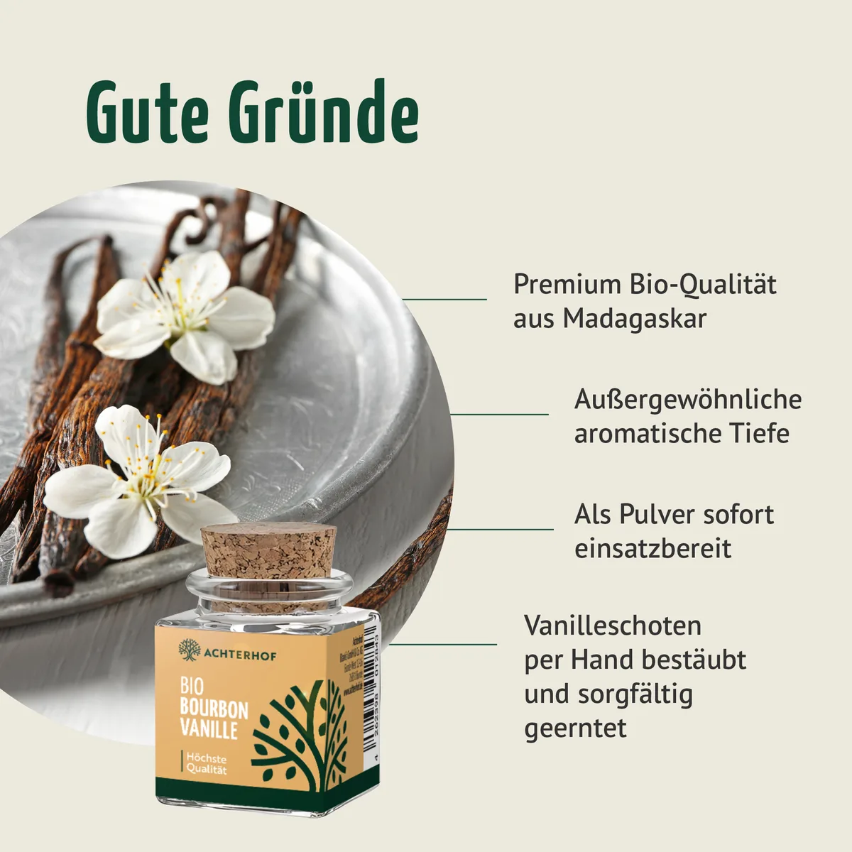Bio Bourbon Vanille (15g) – Bild 2
