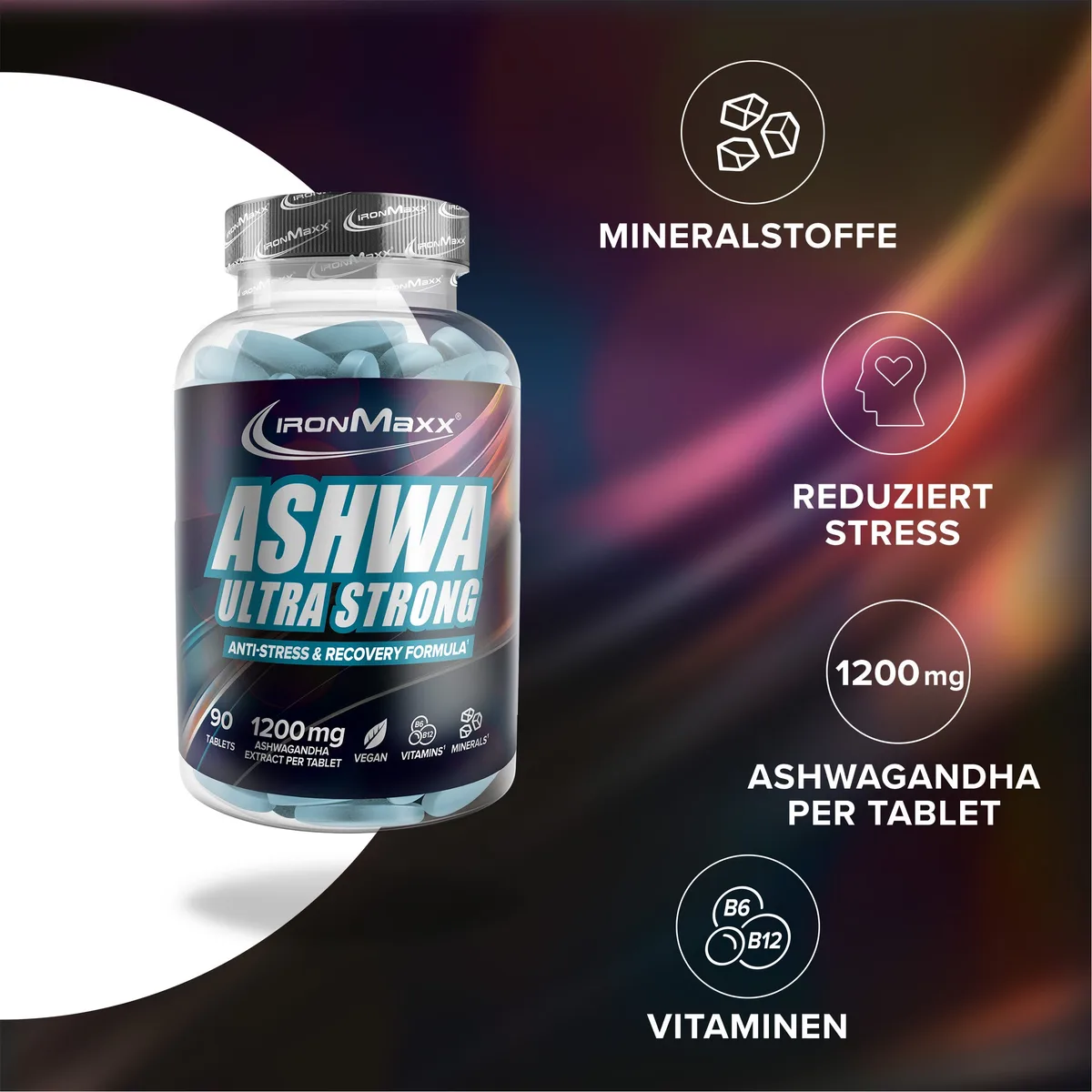 Ashwagandha Ultra Strong - 90 Tabletten – Bild 2