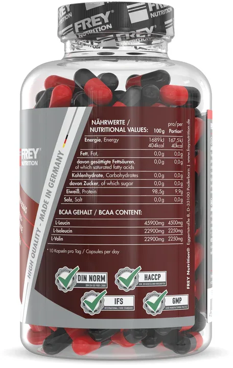 Anabolic BCAA + (250 Kapseln) – Bild 3