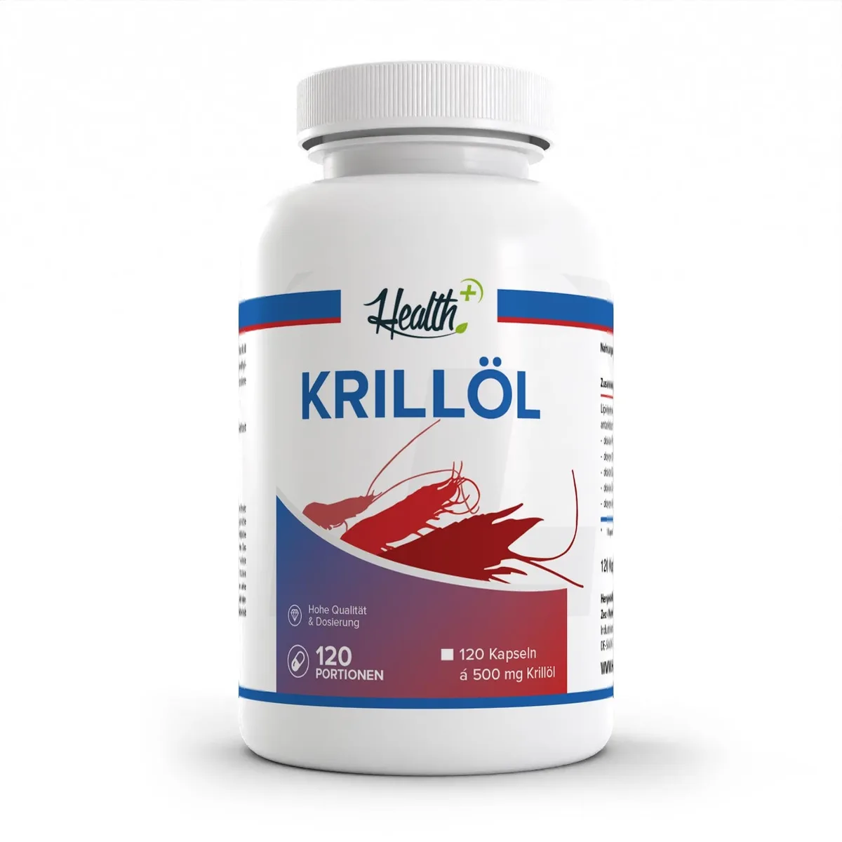 HEALTH+ Krill-Öl Kapseln, 120 Kapseln