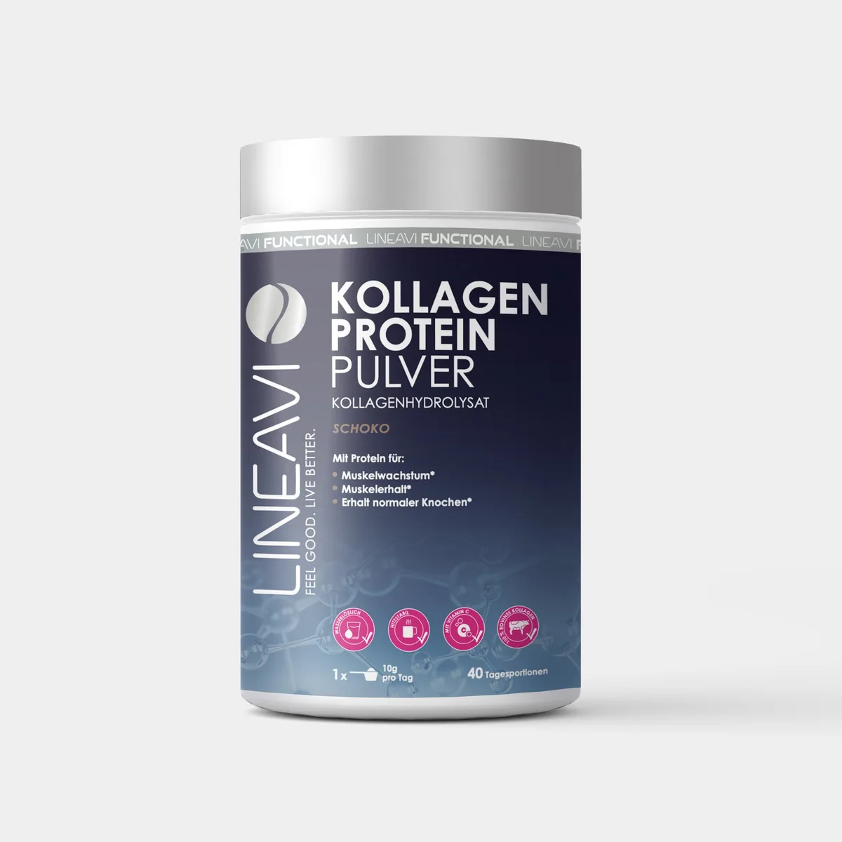 Kollagen Proteinpulver (400g) Schokolade – Bild 7