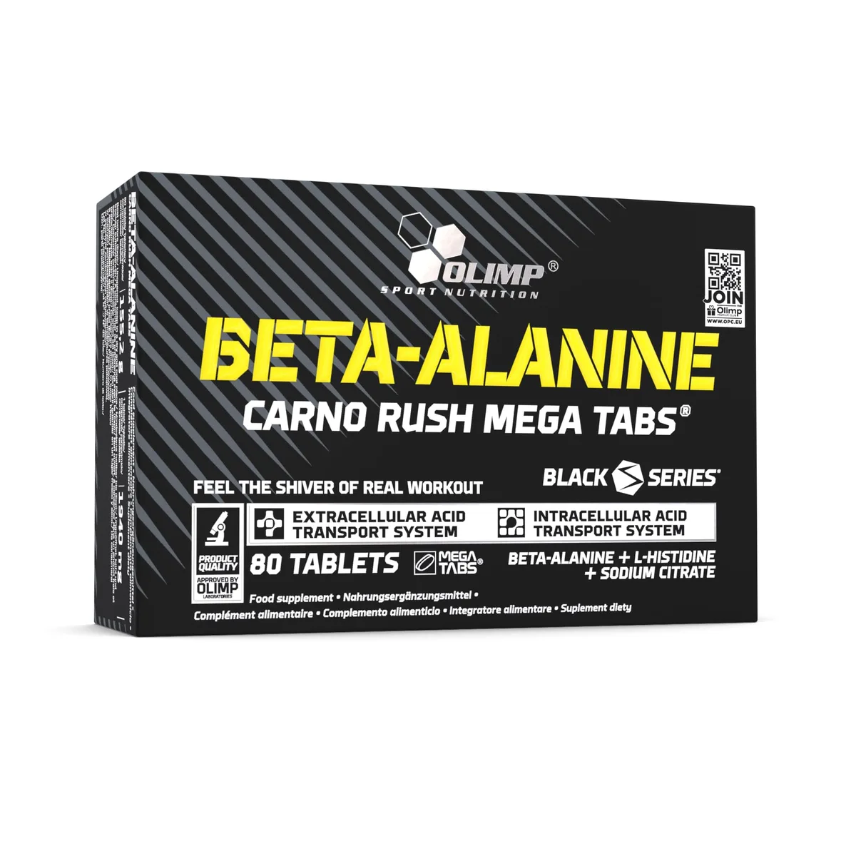Olimp Sport Nutrition Beta-Alanine Carno Rush 80 Tabletten, 1er Pack (1 x 155,2 g)