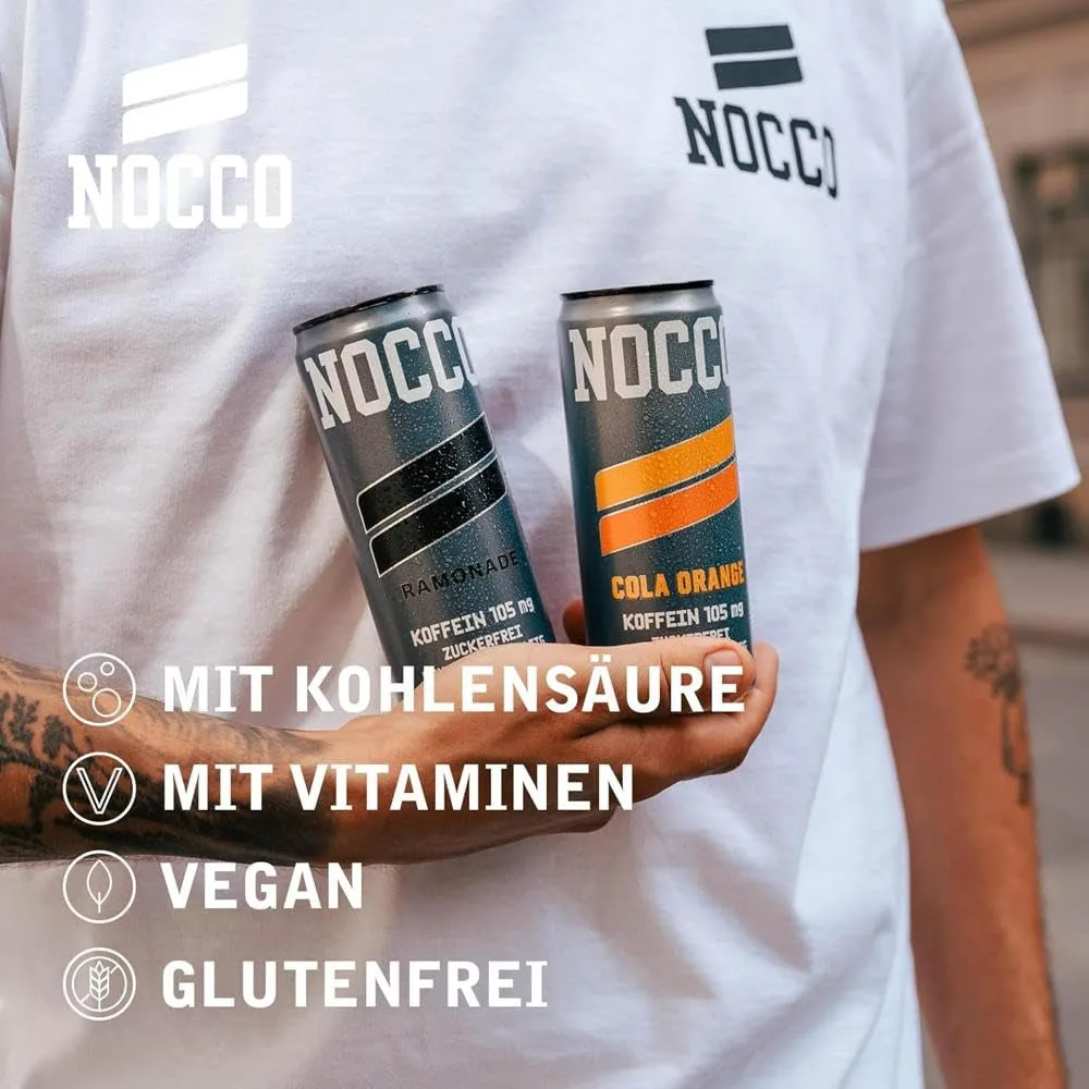 Nocco Black (330ml) Cola Orange – Bild 5