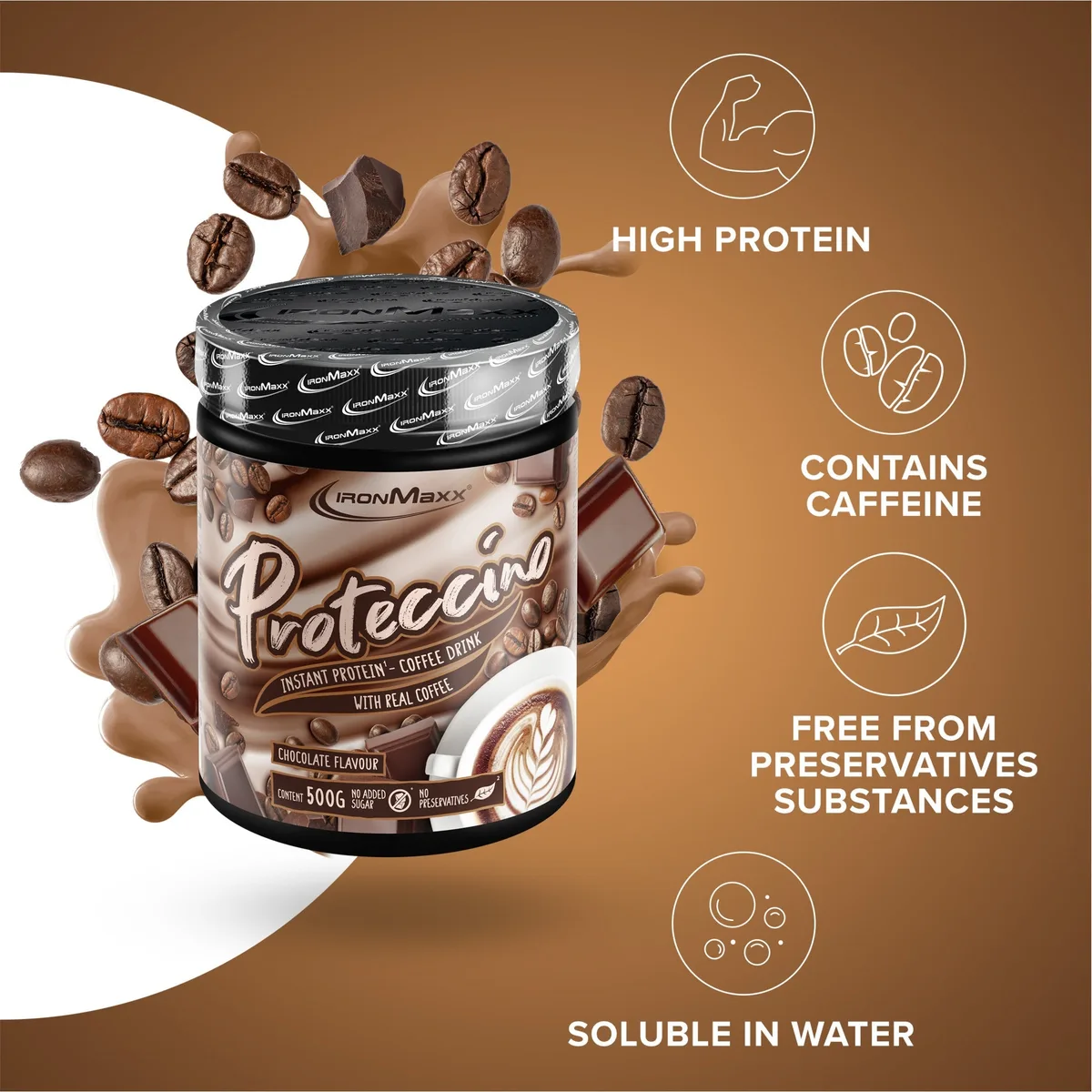Proteccino (500g) - Chocolate – Bild 2