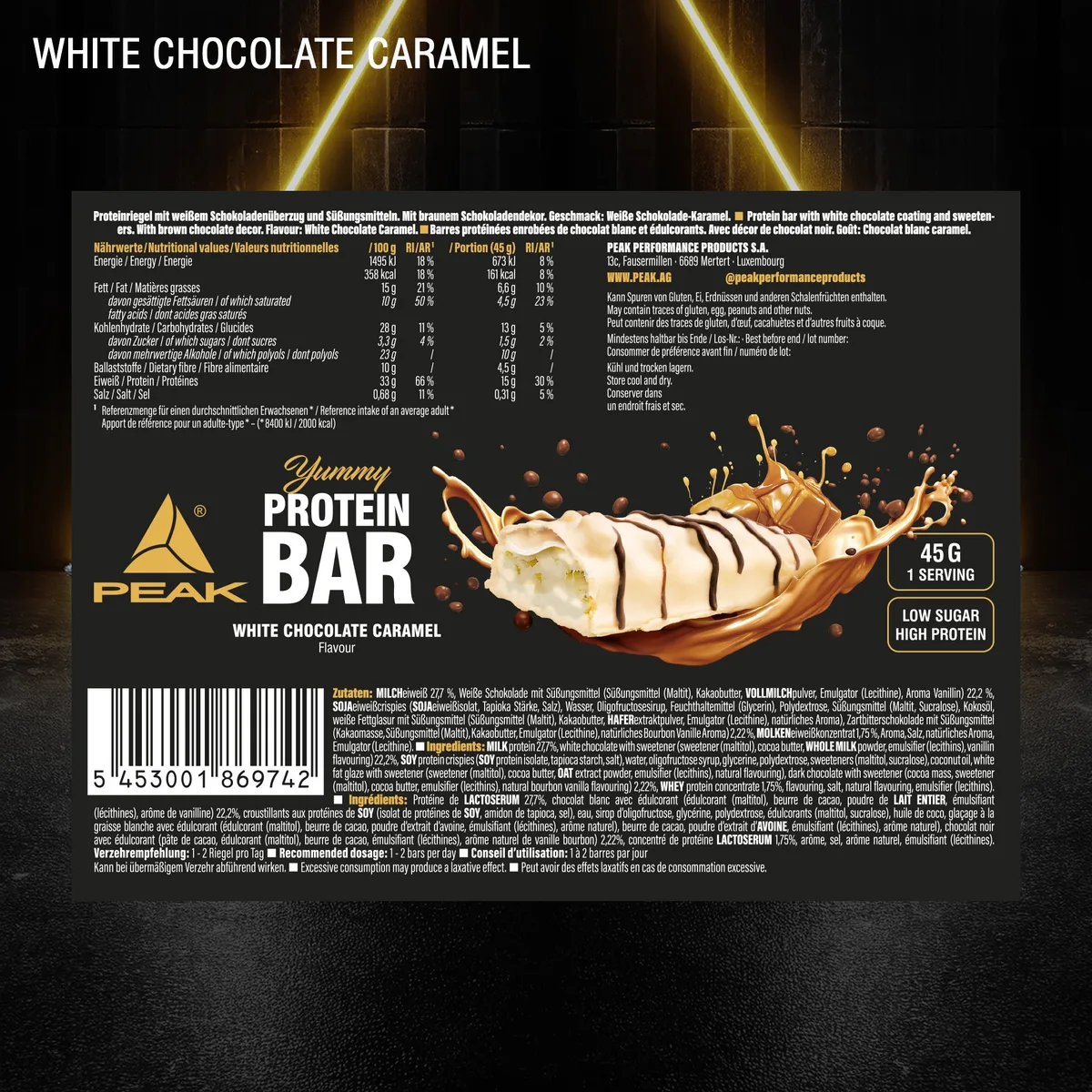 Yummy Protein Bar Display - 12 Riegel / Chocolate Brownie – Bild 7