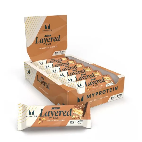 MyProtein Layered Bar - 12x60g Riegel (Karton)