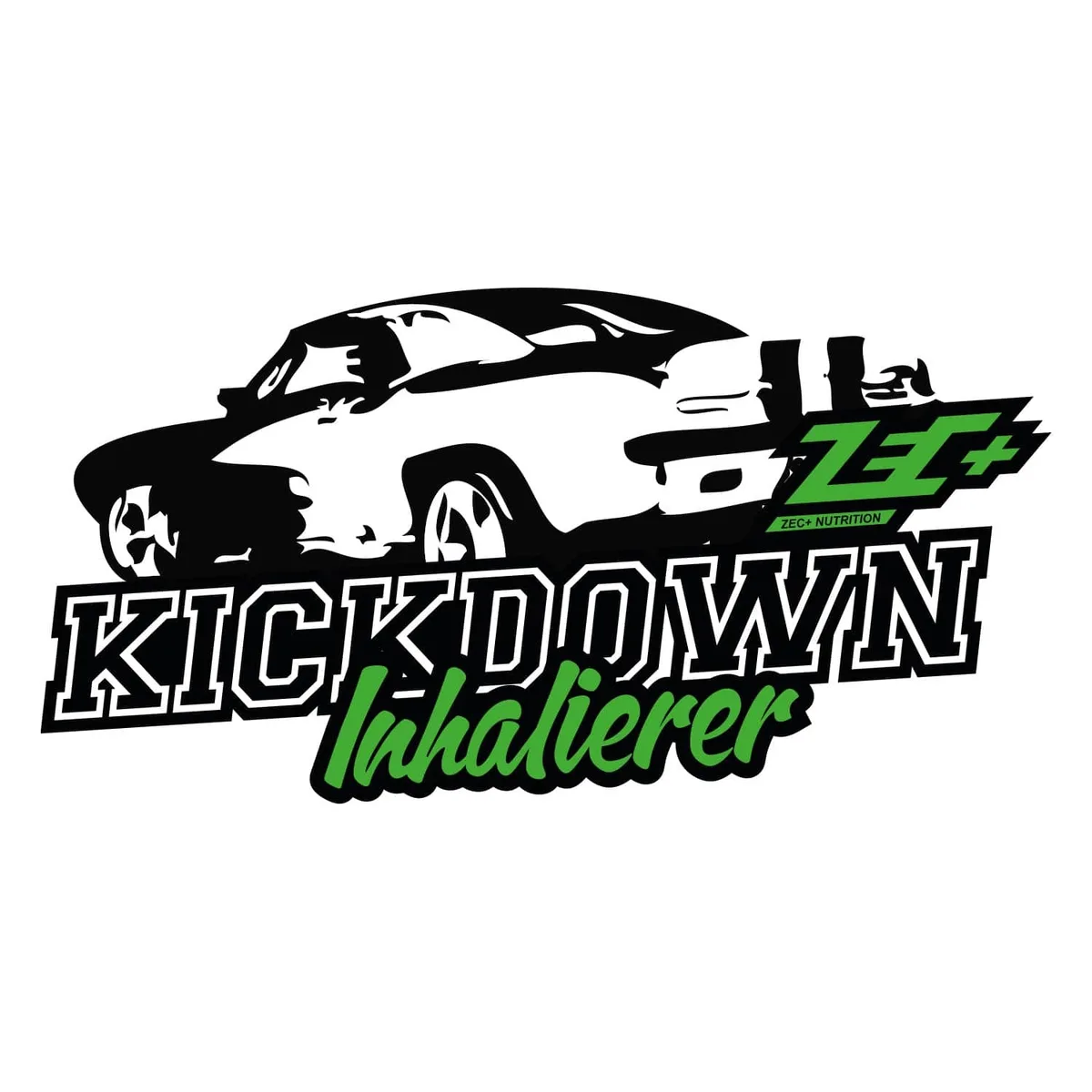 ZEC+ Autoaufkleber KLEIN KICKDOWN