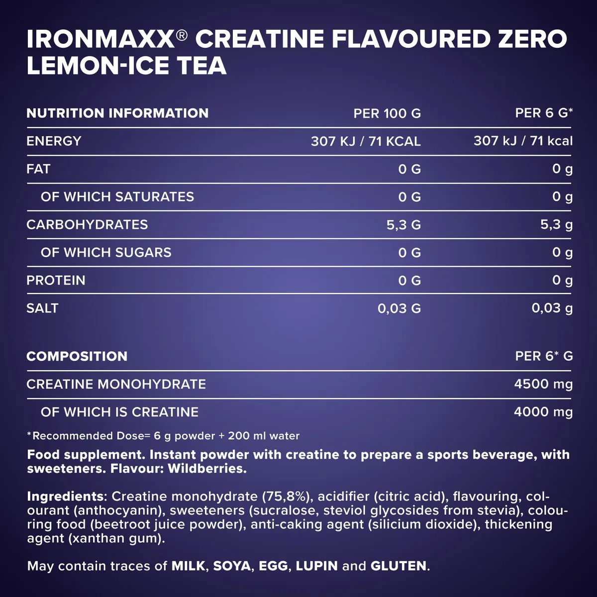 Creatine Flavoured Zero (250g) - Wildberries – Bild 6
