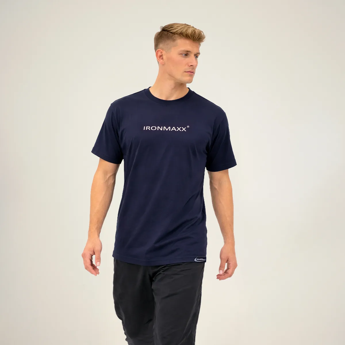 T-Shirt Herren Dunkelblau - Herren M – Bild 2
