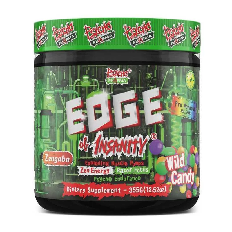 Psycho Pharma Edge of Insanity Pre-Workout, 350g Spiked Punch – Bild 6