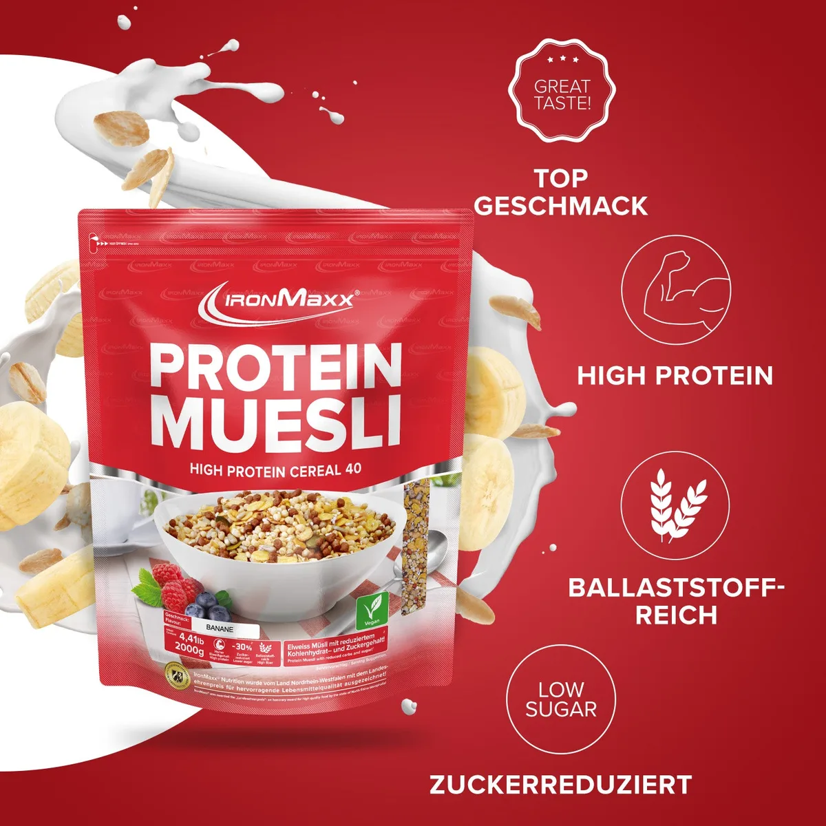 Protein Müsli (2000g) - Banane – Bild 7