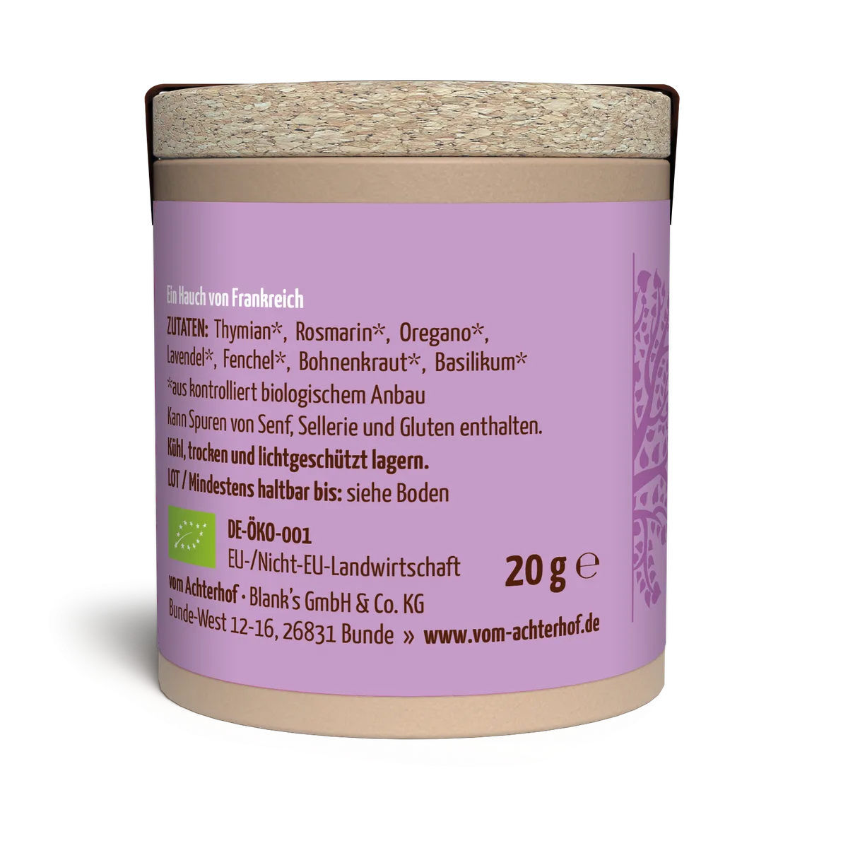 Kräuter der Provence Gewürzmischung Bio (20g) – Bild 2