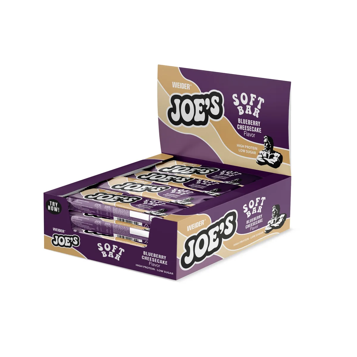 Joe's Soft Bar (12x50g) Cookie-Dough Peanut – Bild 5