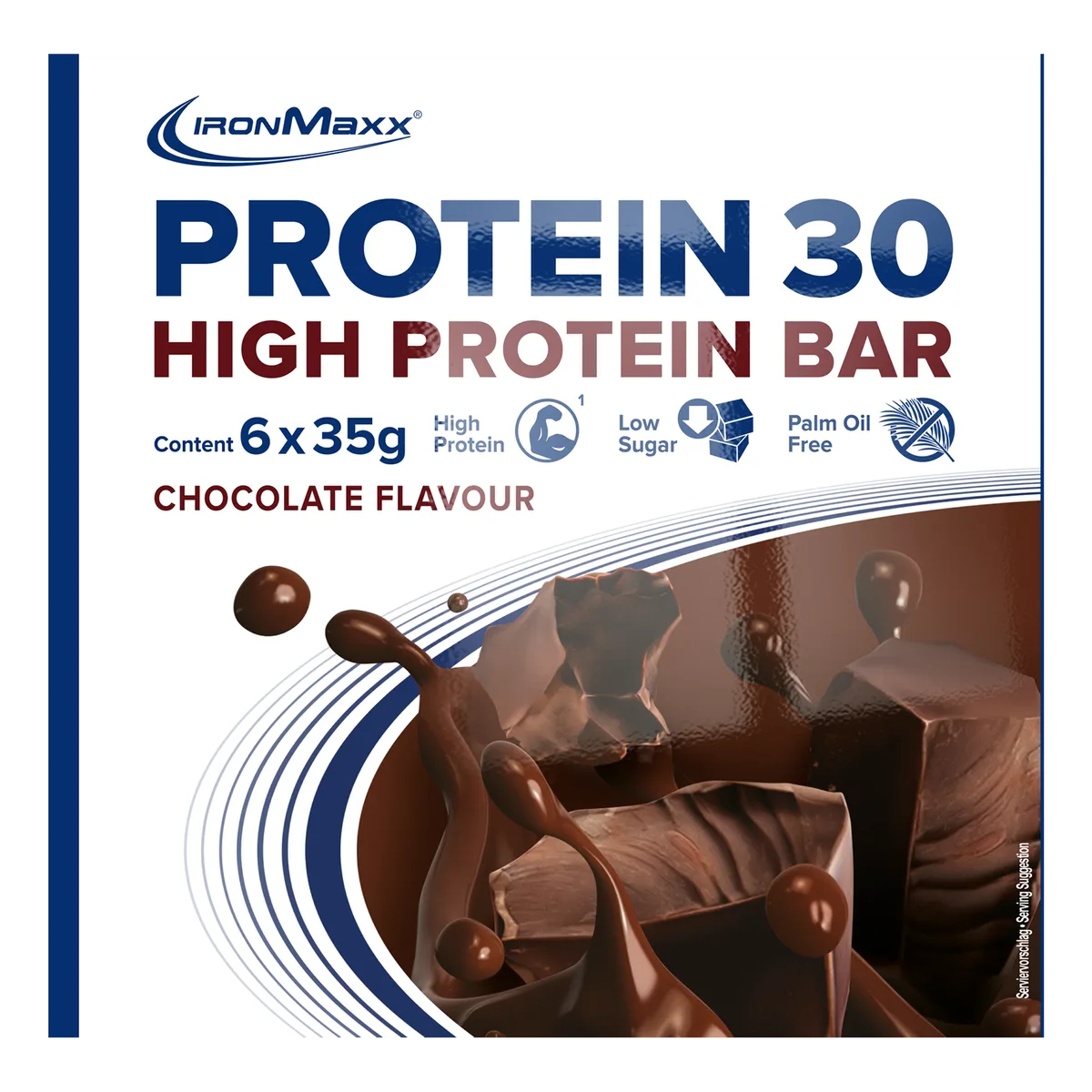 Protein 30 Protein Riegel Multipack (6x35g) - Schokolade – Bild 2