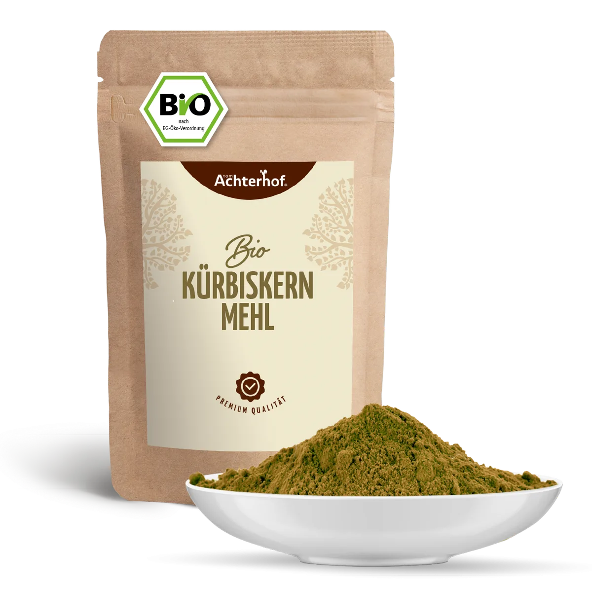Kürbiskern Proteinmehl Bio (1000g) – Bild 2