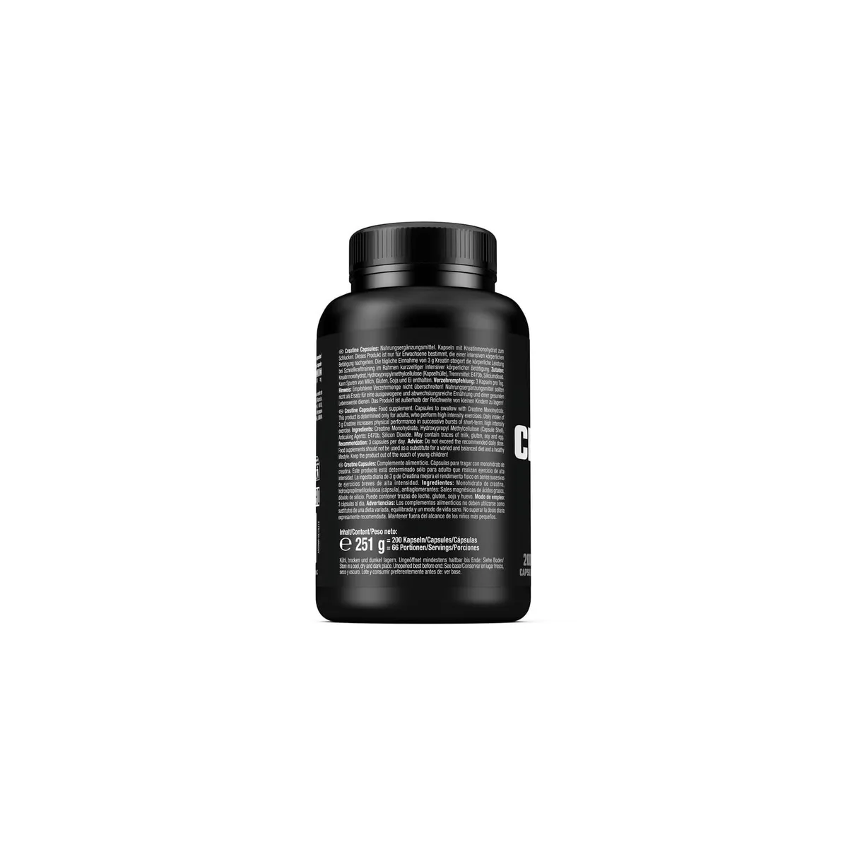 Weider - Pure Creatine Capsules - Ultra-reines Creapure für maximale Kraftsteigerung - Kreatin für den Muskelaufbau - 200 Kapseln – Bild 2