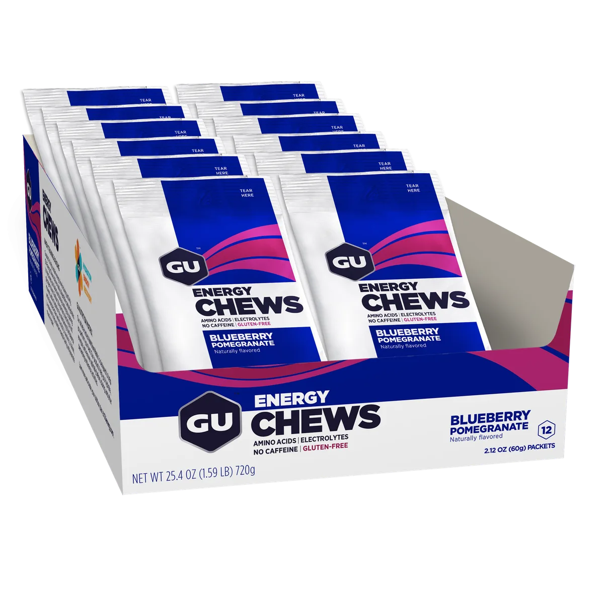 Energy Chews (12x60g) Blueberry Pomegranate – Bild 2