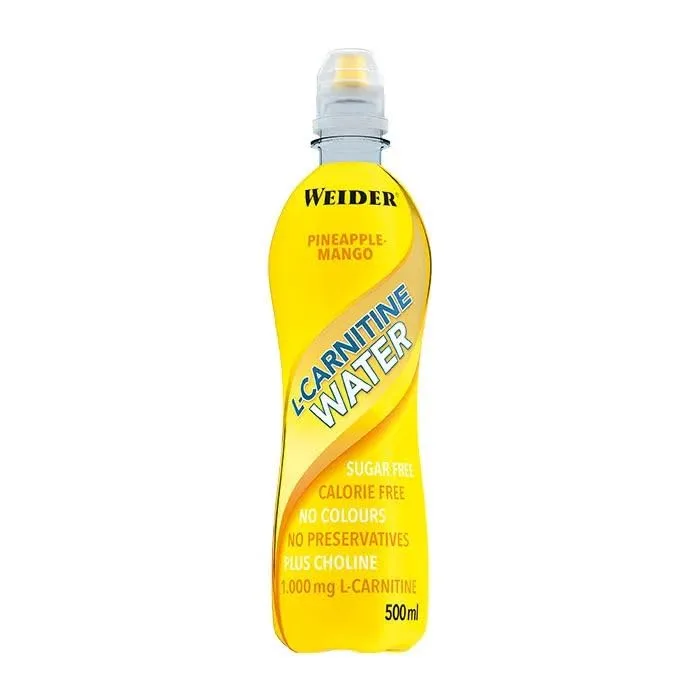 Weider - L-Carnitine Water - 12 x 500 ml - Ananas Mango