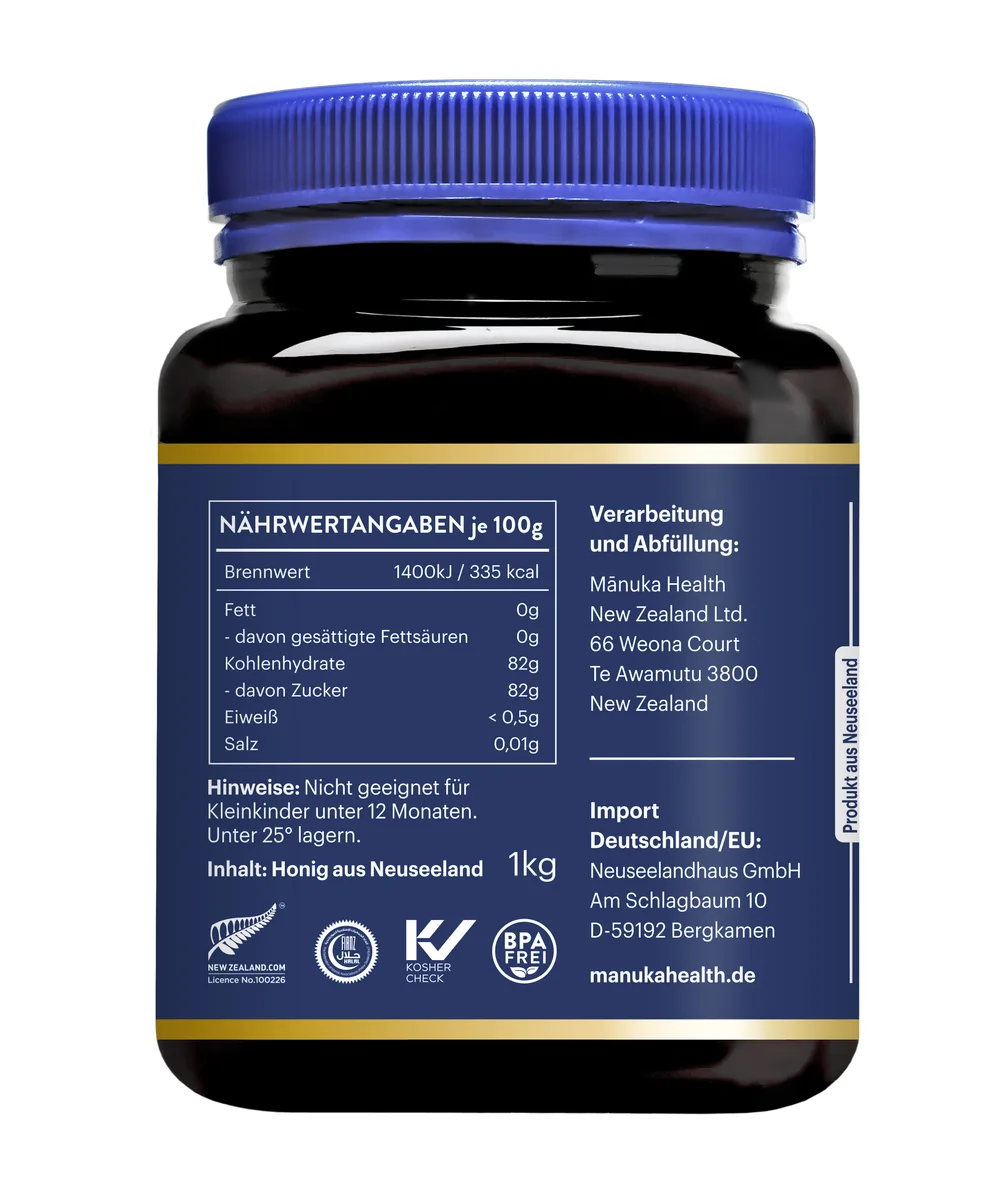 Manuka Honig MGO 400+ (1000g) – Bild 2