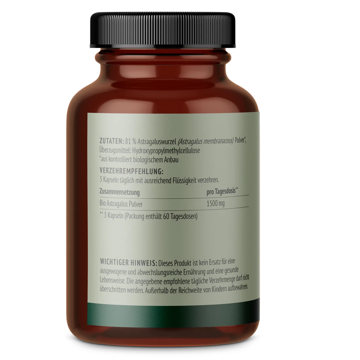 Bio Astragalus Kapseln (180 Kapseln) – Bild 3