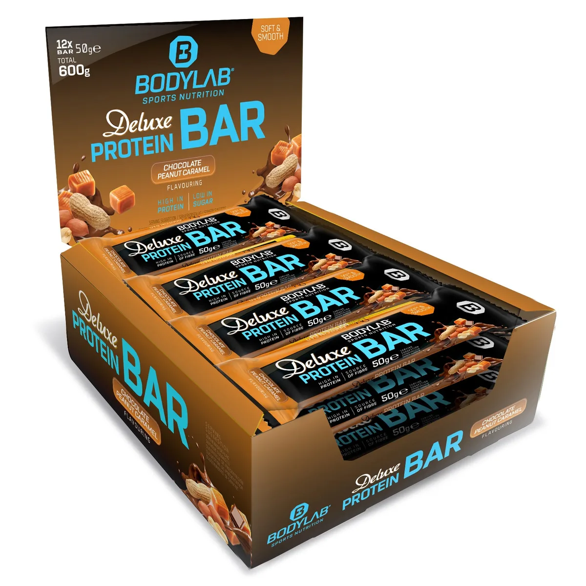 Deluxe Protein Bar (12x50g) Banana Chocolate Flavouring