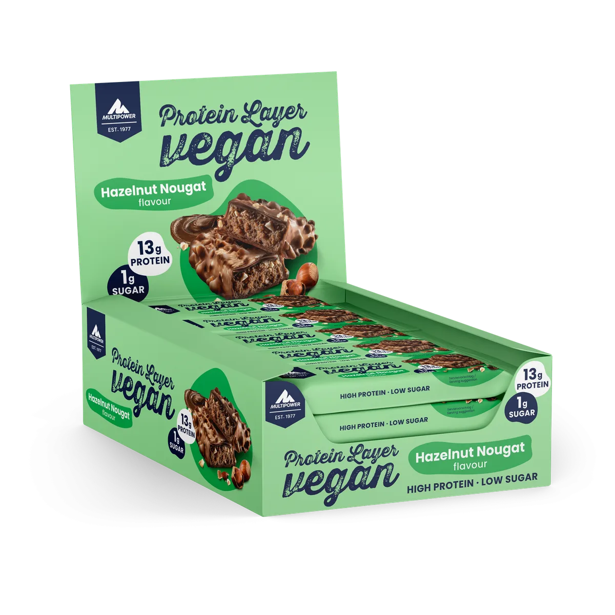 Vegan Protein Layer (15x55g) Brownie – Bild 5