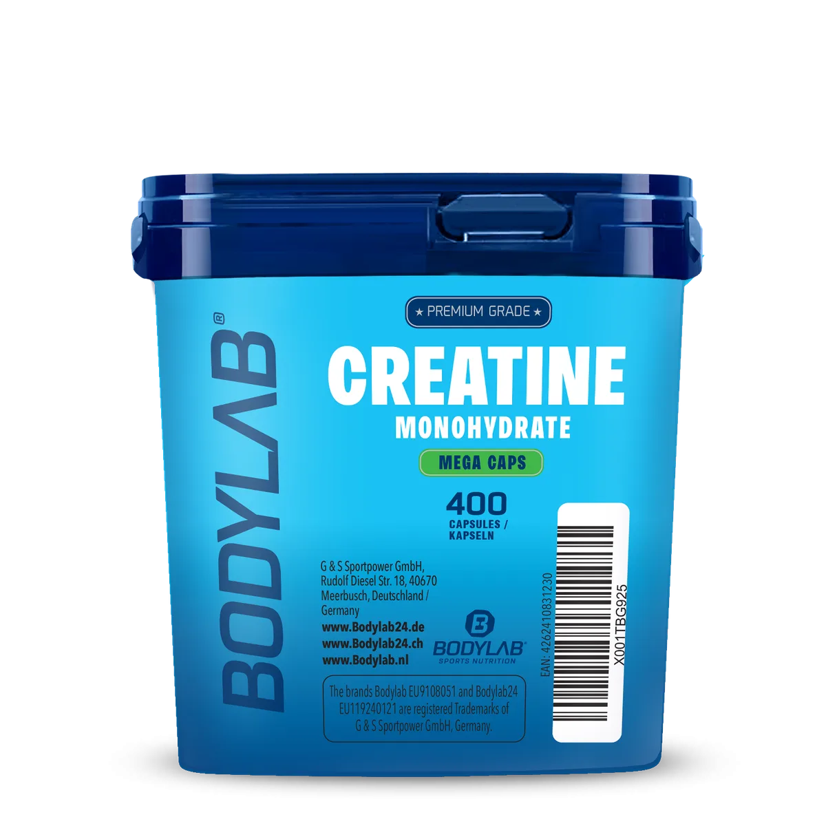Creatine Monohydrate Mega Caps (400 Kapseln) – Bild 4