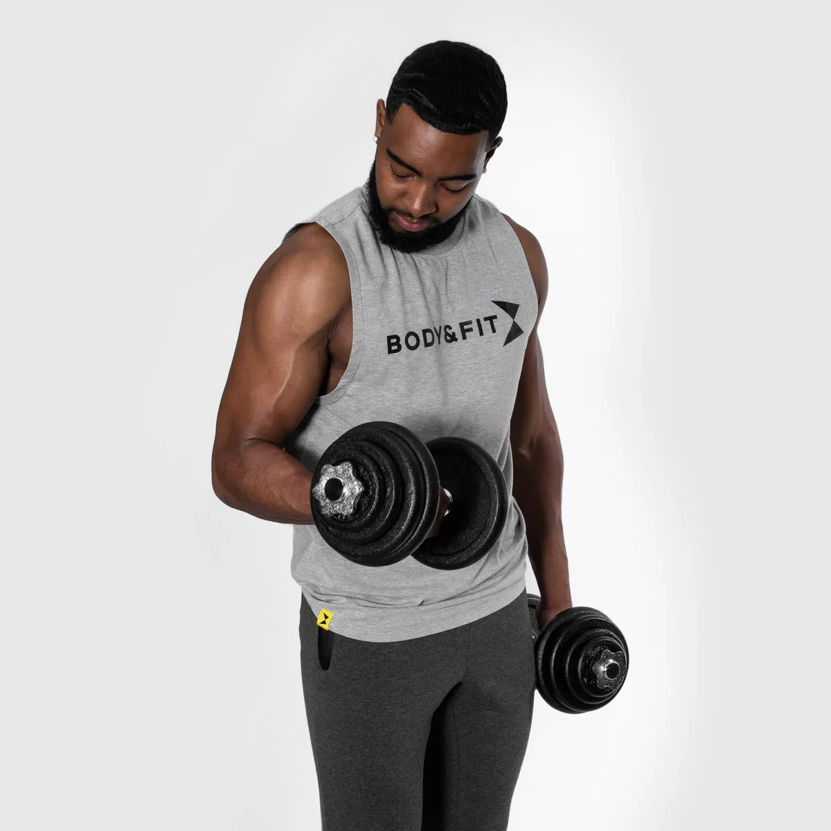 Essential form Tank Top Grijs / M – Bild 2